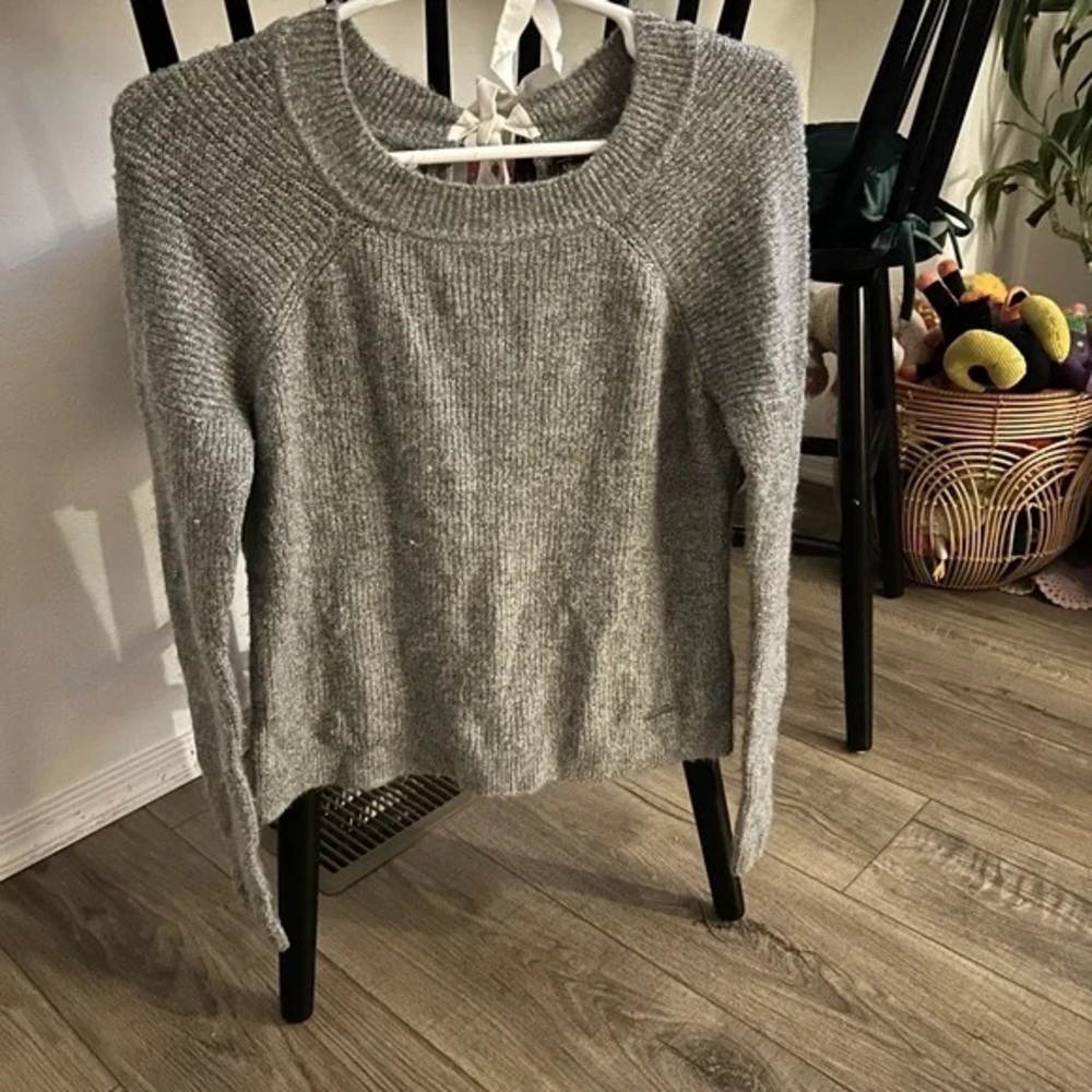 Abercrombie & Fitch Cozy Gray Women's Sweater